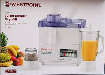 Westpoint Jucier Blender Dry-Mill (3 in 1) WF - 7501