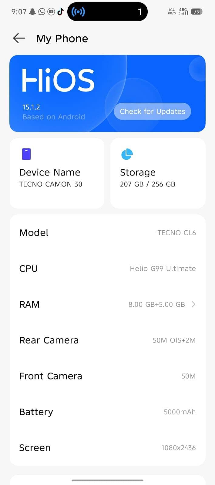Tecno CAMON 30 0