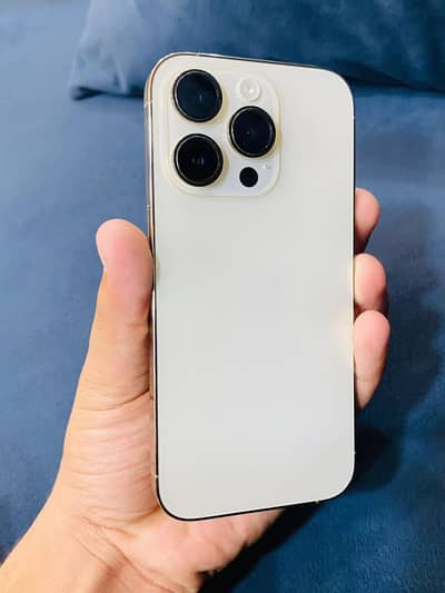 i phone 14pro PTA Approved 128GB health 87 10/10 water pack