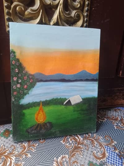 Interactive Hand-Made Paintings