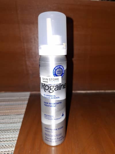 Rogain 5% Minoxidil Foam, One Month Supply