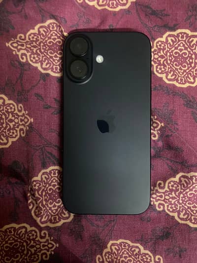 Apple iPhone 16 Black - with original cable, charger, box