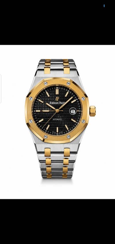 Luxury Men's Stainless Steel Watch _ Gold & Silver Designe