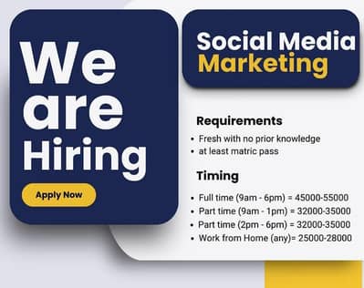 full time part time office work home base job available
