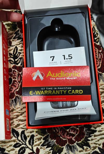 Audionic earbuds 550 Almost New A One Conditions
