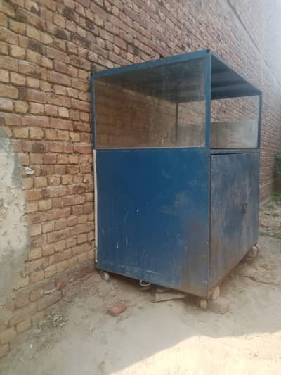 counter for sale . . . iron and mirror. . new look. . . full heavey
