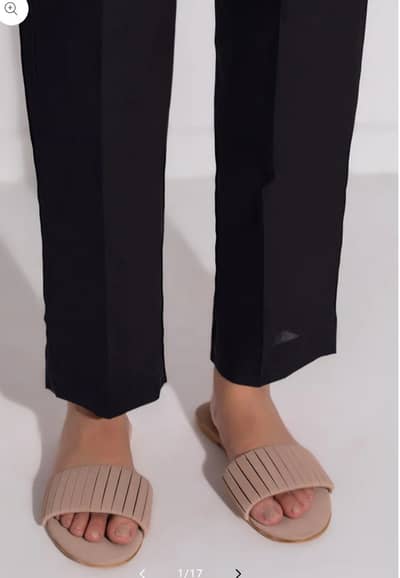 Unstiched lawn trousers