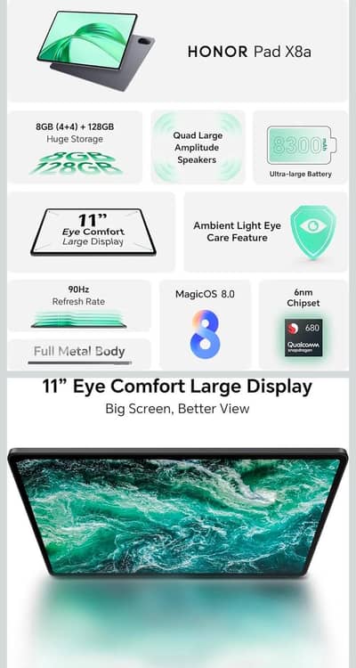 Honor Pad X8a 11 inch