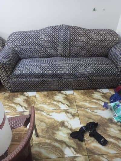 sofa set  one 3 sitter and one sitter