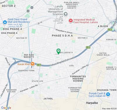 Get In Touch Now To Buy A 1 Kanal Residential Plot In HBFC Housing Society - Block A Lahore
