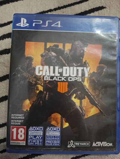 Call of Duty , black ops 4.