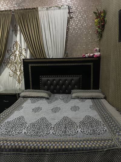 Pure wooden bed