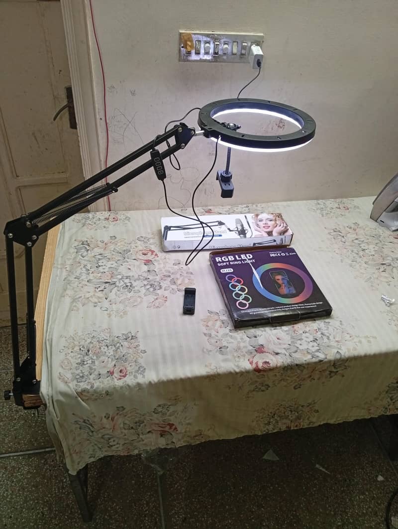 stand with ring light full set 2
