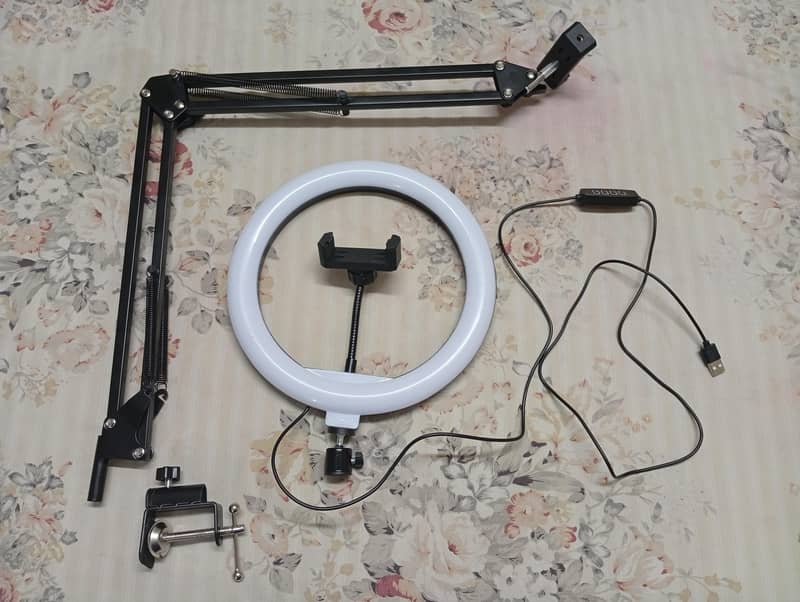stand with ring light full set 3