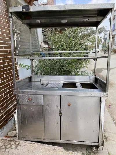 Deep fryer counter