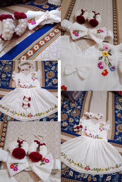 kids embroidered dress