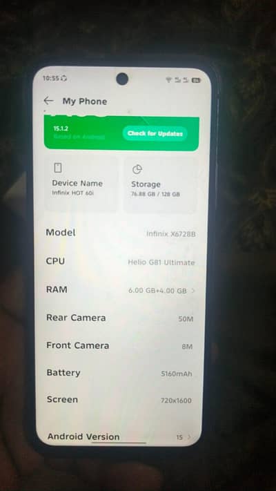 Infinix hot 60 i