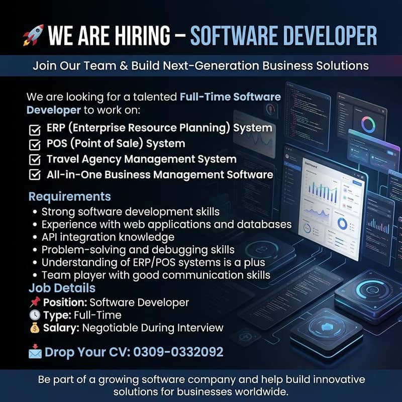 Hiring Software Developer 0