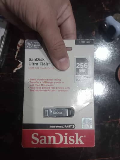 256 orginial usb flash drive for cameras and laptops Sandisk