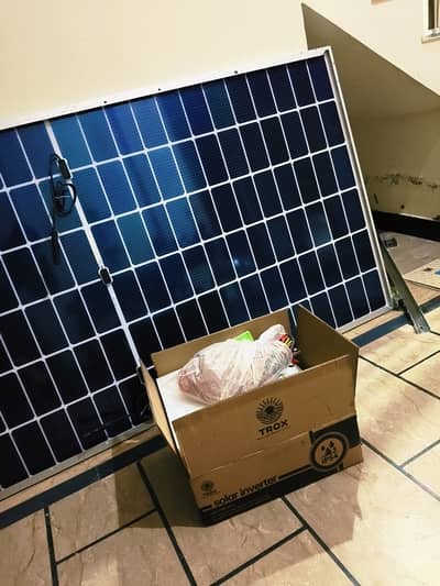 CM PUNJAB TROX 600 WATT INVERTER + 585 WATT OSDA BARND SOLAR PANEL