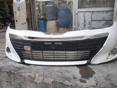 Yaris front bumper 2020 genuine bumper with grill