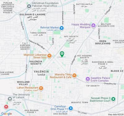 1 Kanal facing park plot for sale in valencia town