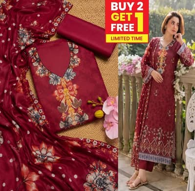  Buy 2 Get 1 Free | Ladies Suits