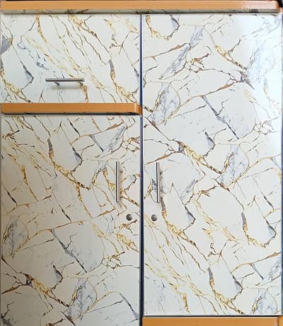 2 Door Marble Finish Wardrobe/Almari with Drawers - Final 20,000`