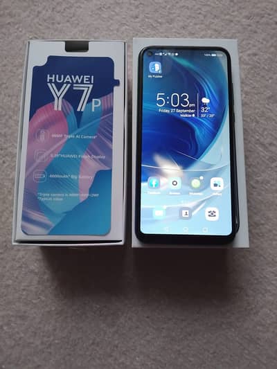 Huawei Y7p 4/64GB | 10/10 Condition | Original Box & Charger Include