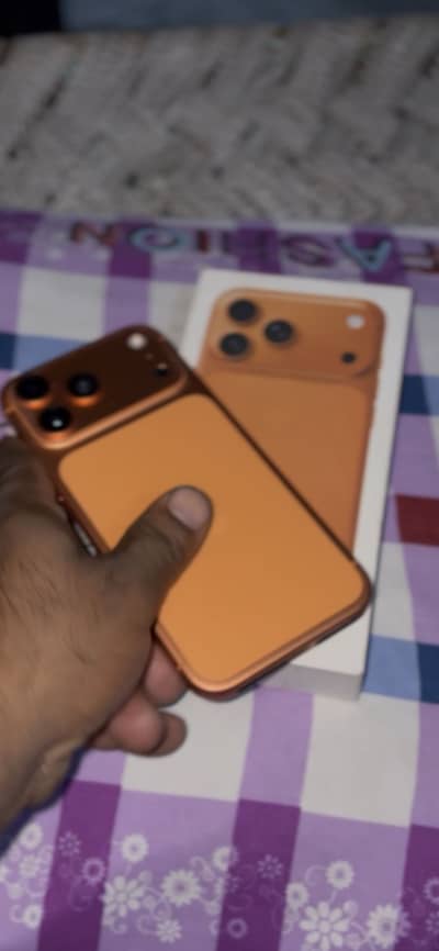 Apple iPhone 17 Pro Max brand new just box open only 5 circle orange