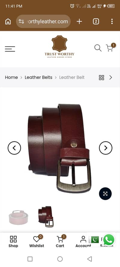 genuine leather belt