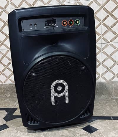 Speaker with wirles mick heavy bass mehfil function speaker