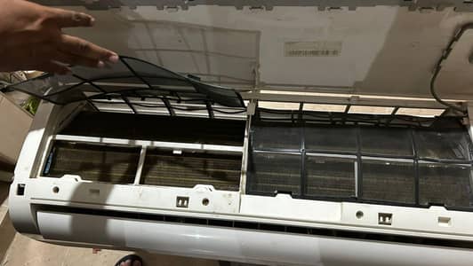 Haier split ac long through