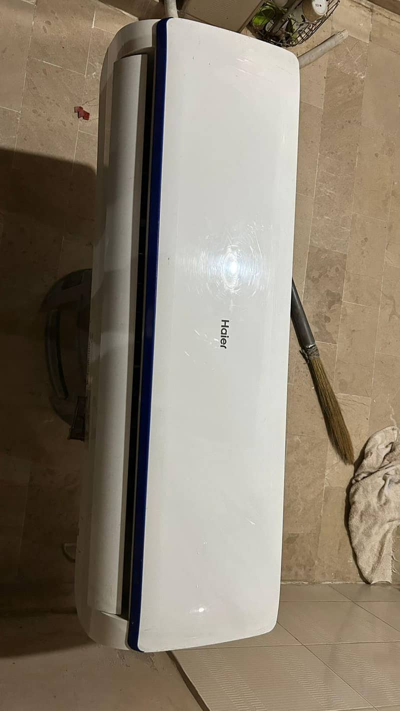 Haier split ac long through 1