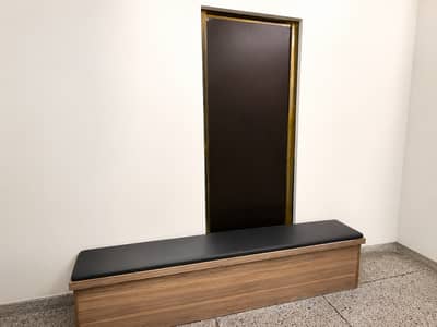 1.8 m Wooden Storage Bench Cushion Seat - Multi-Purpose Organizer