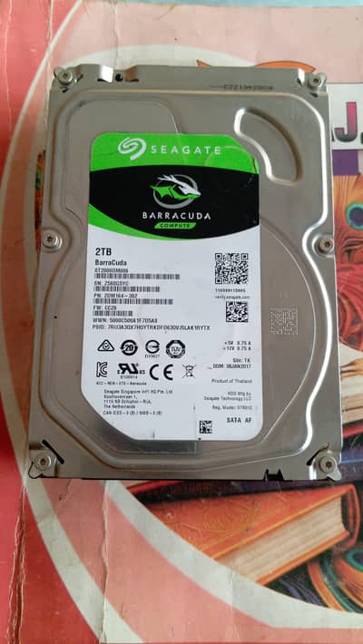 Seagate hard disk. 2TB