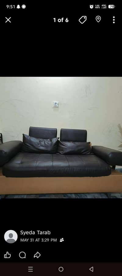7 seater sofa set leather