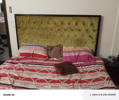 full bedroom set with dressing chest, side tables