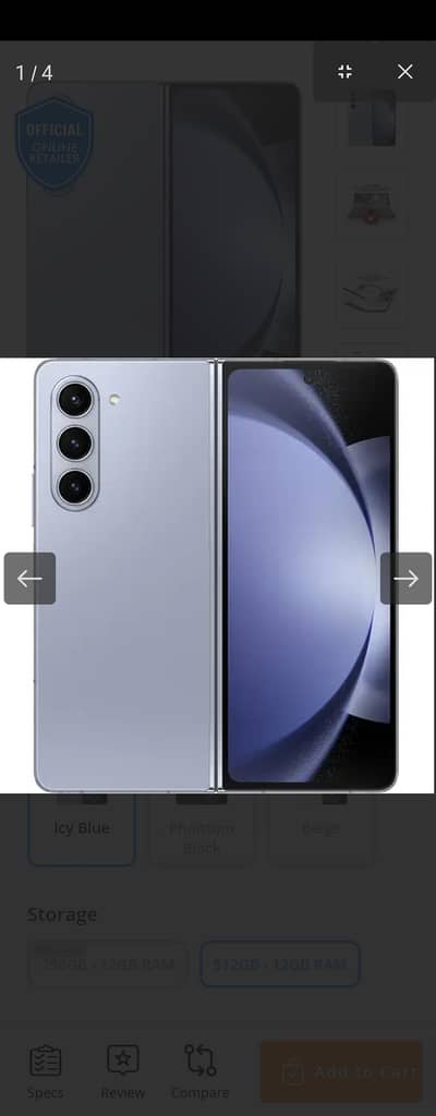 Samsung Mobile Z Fold 5