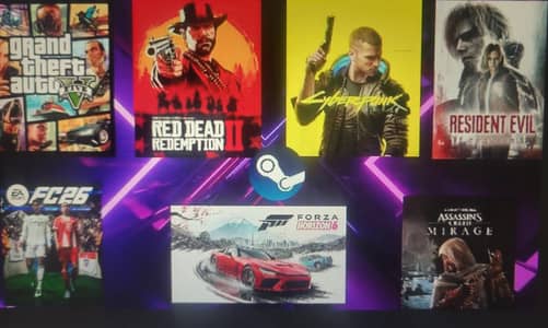 Steam account with games for sale