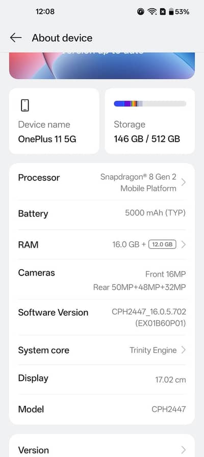 OnePlus 11 5G non pta