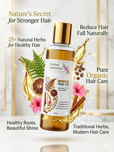  Organic Herbal Hair Oil