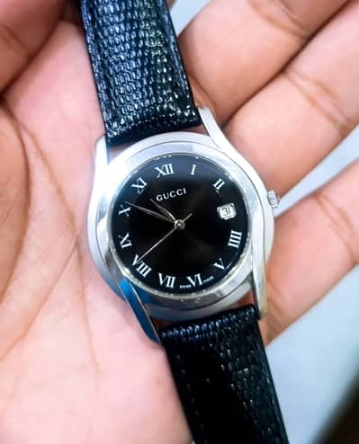 Gucci Swiss Men's Watch. Omega, Rolex, Tissot, Movado, Raymond Weil,