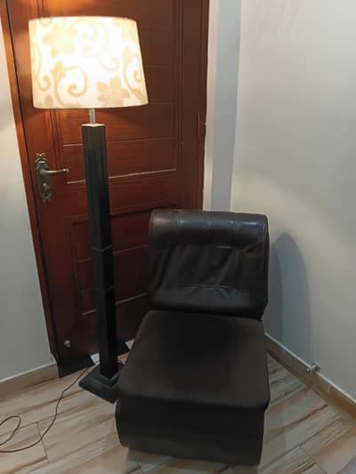 Sofa and Lamp