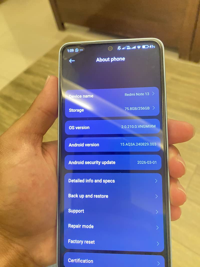 Redmi note 13 6