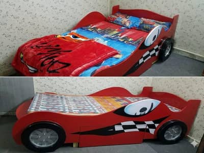 kids car bed with mattress