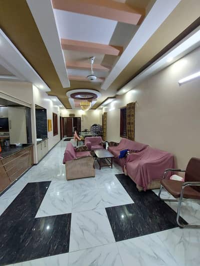 300 Square Yards 1st Floor Portion For Sale 3 Bed DD Lounge Terrace Block 12 Gulistan-E-Jauhar Karachi Near Main Road Munawar Chowrangi