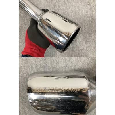 Suzuki Sports Stainless Steel Exhaust Muffler – Genuine JDM Style