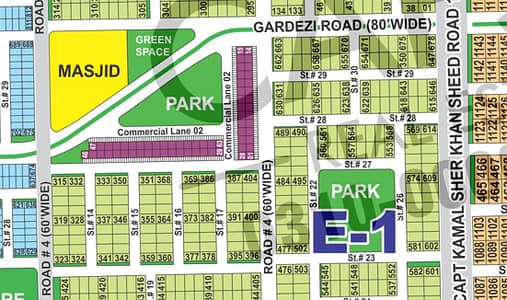 10 Marla l Prime Location Plot Sector E1, DHA Multan | Ideal for Dream Home or Investment