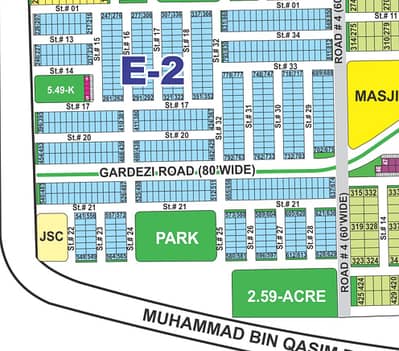 5 Marla Residential Plot for Sale in Sector E DHA Multan Phase 1